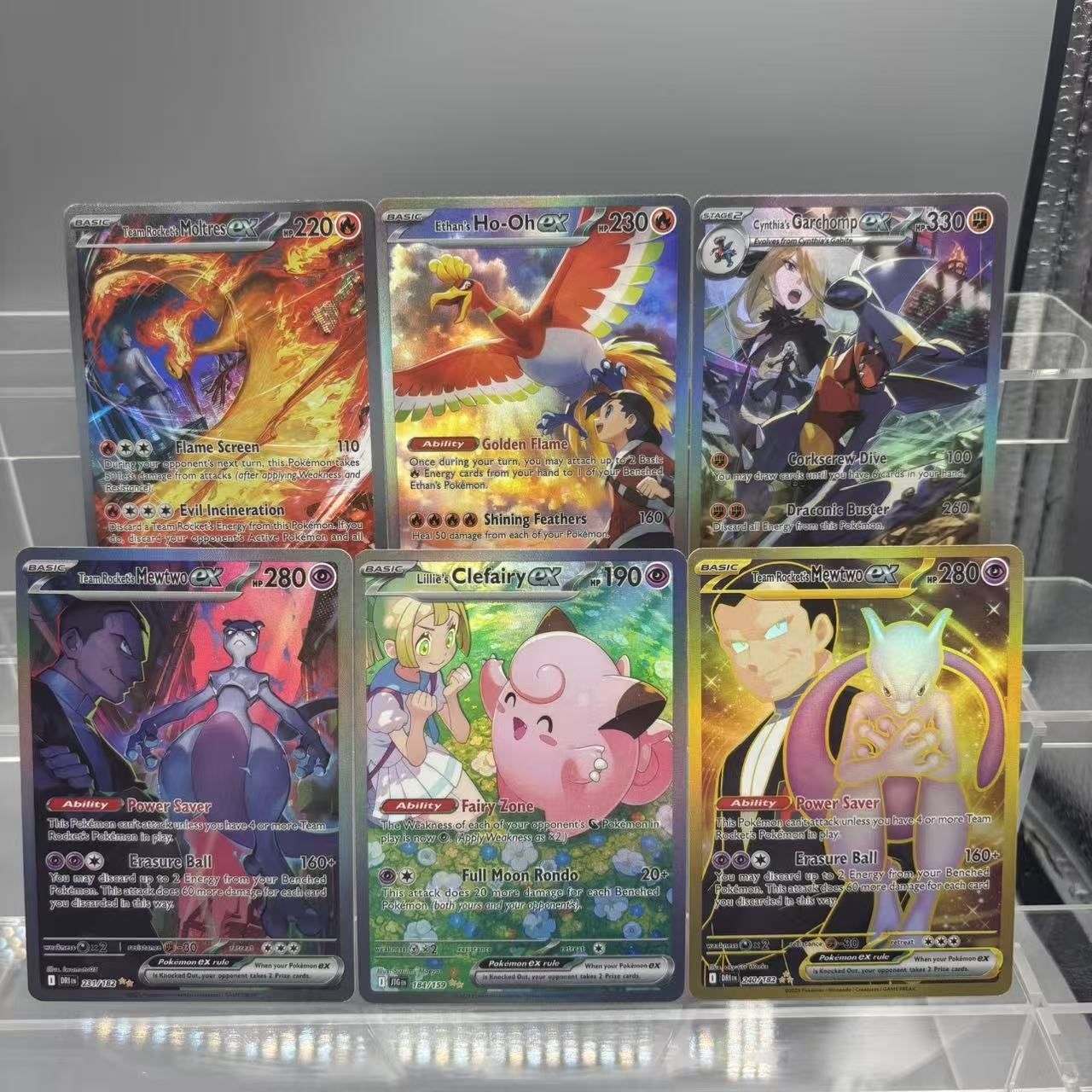 DIY PTCG Coleção de Cartas Umbreon Rayquaza Gengar VMAX Zekrom ex Cartas Clássicas Feitas à Mão Jogo Anime Card Presente Brinquedo