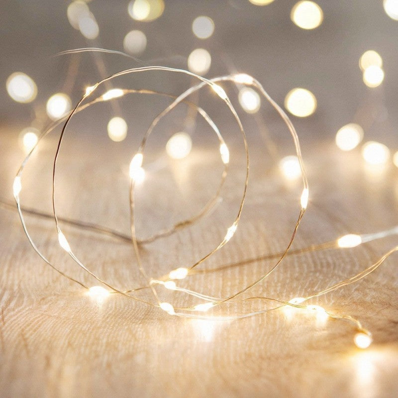 10/20/30M USB LED String Lights Copper Silver Wire Garland Light Waterproof Fairy Lights For Christmas Wedding Party Decoration