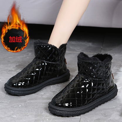 Women's snow boots winter warm plush boots women's  winter casual shoes women's ankle boots platform shoes