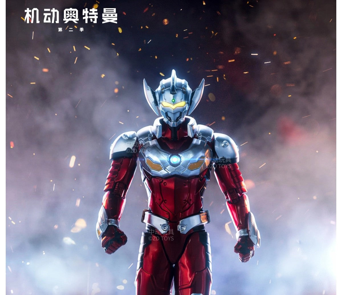 Boneco Articulado Ultraman ZD Toys Kotaro Higashi Terno Zero Terno Tiga Terno Ace Ultra Seven Ultraman Jack Modelo Colecionável Adulto