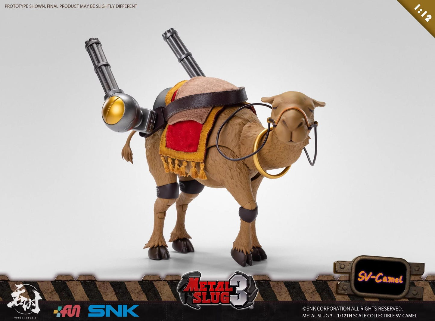 Em estoque TunShi Studio METAL SLUG 1/12 SHF METAL SLUG SV-Camel Veículo de Montagem Anime Bonecos de Ação Brinquedos Modelos PVC Colecionáveis