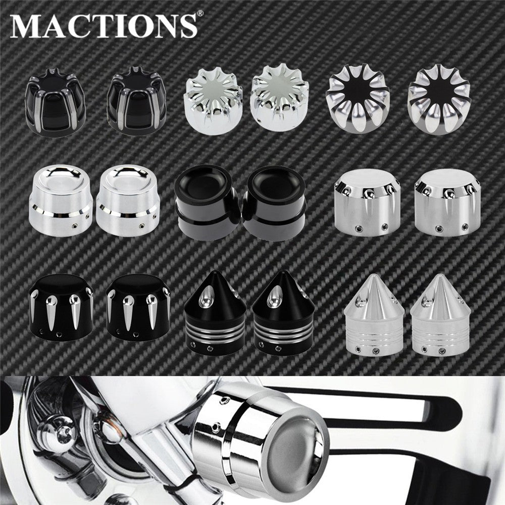 Tampa de Porca do Eixo Dianteiro de Motocicleta 29mm para Harley Sportster XL883 1200 Touring Wide Glide Dyna Fat Bob Softail Dyna VRSC