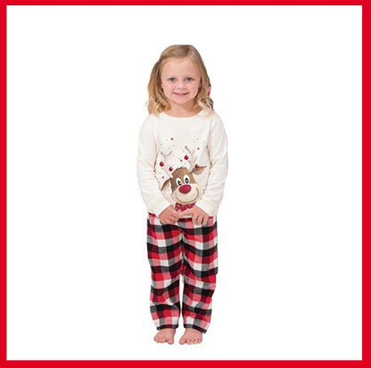 Christmas Pajamas Family Matching Outfits Sets Adult And Kids Clothes Deer Xmas Sleepwear Sets Newborn Baby Boy Girl Jumpsuit