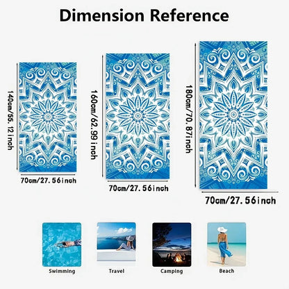 Cute Axolotl Beach TowelMicrofiber terry bath towels for yoga, travel, swimming, fitness and camping