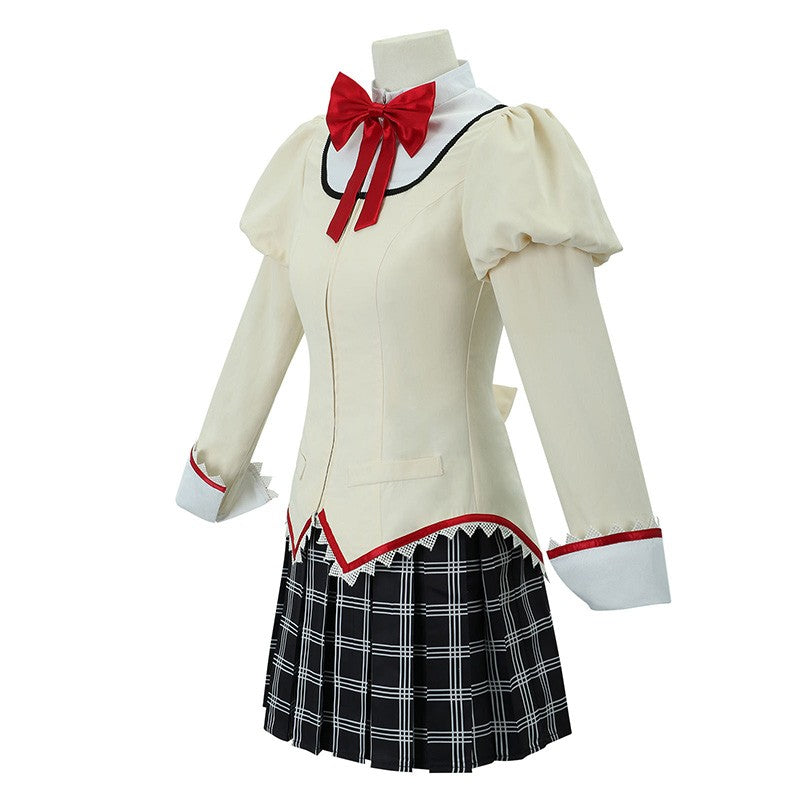 Kaname Madoka Akemi Homura Miki Sayaka Sakura Kyouko Tomoe Mami Cosplay Puella Magi Madoka Magica Costume School Uniforms Outfit
