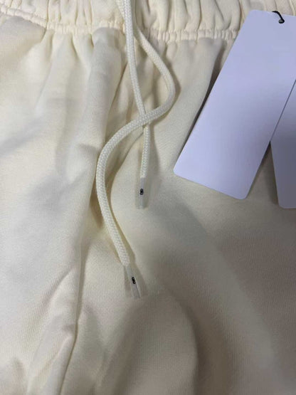 Cotton Loose 2025 Straight Trousers Women Elastic High Waist Black Sports Pants Women Autumn Winter Thicken Sweatpants Women