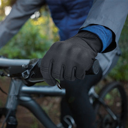 Luvas de Inverno Quentes para Motocicleta com Dedo Completo e Tela Sensível ao Toque para Motocross Ciclismo MTB à Prova de Vento Antiderrapante Equipamento de Proteção