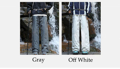 Calças de Caminhada Masculinas Inverno Quente Impermeáveis Corta-vento Refletivas para Escalada Acolchoadas Grossas para Camping Esqui Trekking Esportivas