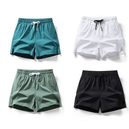 Men's Summer Sports Running Shorts Swim Trunks Quick Dry Shorts Breathable Drawstring With Pockets For Surfing Beach