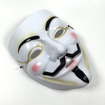 Halloween LED Vendetta Mask Night Club Carnival Party Festival Decoration Cosplay Vendetta Guy Fawkes Mascara Glowing V Mask