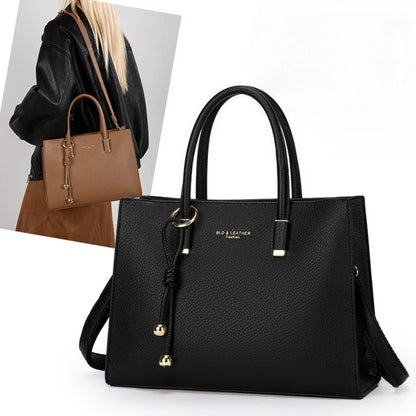 Genuine Brand Top Quality Pu Leather Handbag Women's Tote Messenger Sac Designer Large Capacity 3 Levels Shoulder Crossbody Bags