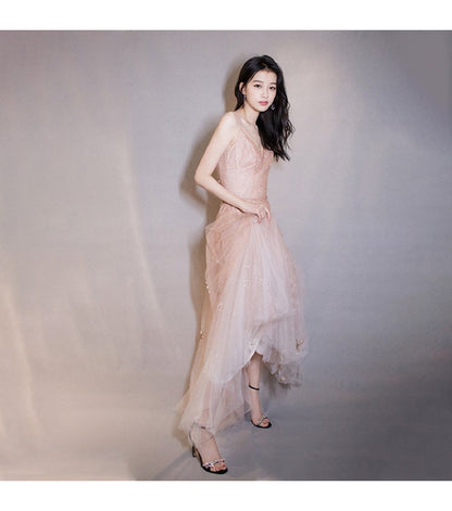 Black High Heels Women's Stiletto Heels Celebrity Style 2024 New Versatile Slotted Buckle Rhinestone Open Toe Round Toe Sandals