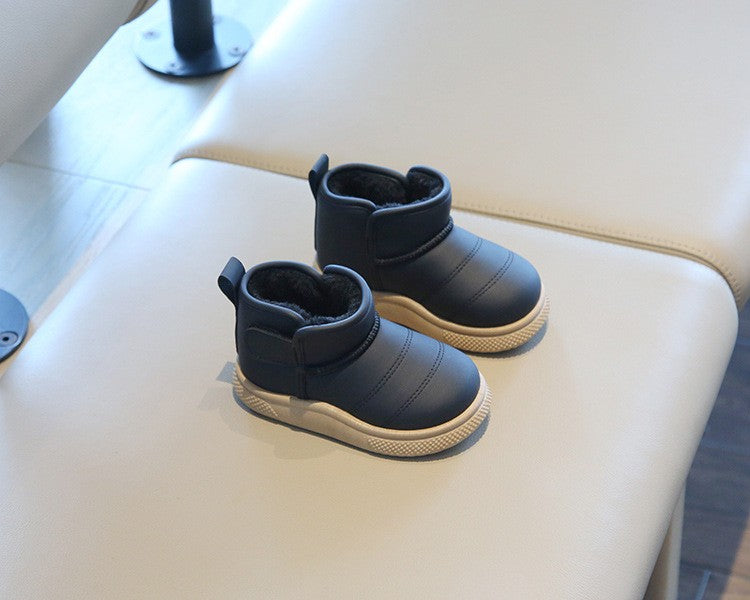 Autumn Winter Baby Boys Girls Snow Boots Children Outdoor Plush Shoes Anti-Slippery Infant Casual Shoes Waterproof Kids Boots