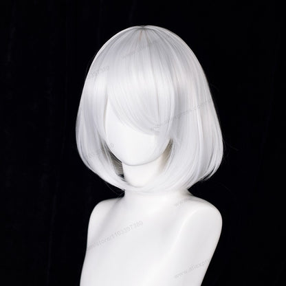 2B 9S  Cosplay Synthetic Wig White Synthetic Women Man Wig Heat Resistant Hair High Quality Wigs