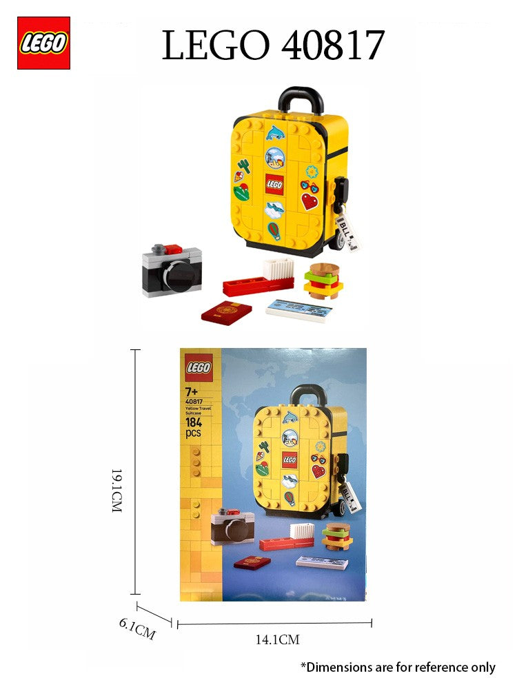 Lego 40817 Maleta Amarela 2025 Brinquedo de Blocos de Montar Educativo Infantil Novo de Presente