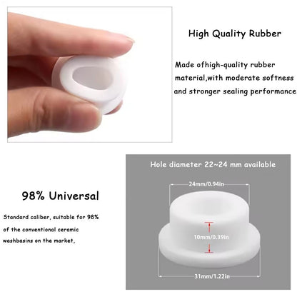 Wash Basin Overflow Cover Kitchen Bathroom Sink Hole Wash Basin Plug Water Level Rise Overflow Water Plug Bathroom Accessories