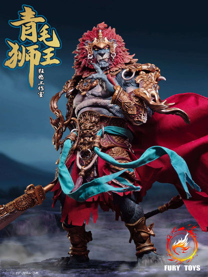 Fury Toys AZURE LION DEMON 1/12 KINGS AT LION CAMEL RIDGE Kit Boneco de Ação Versão Clássica Dourada Coleção Modelo Hobby Presentes