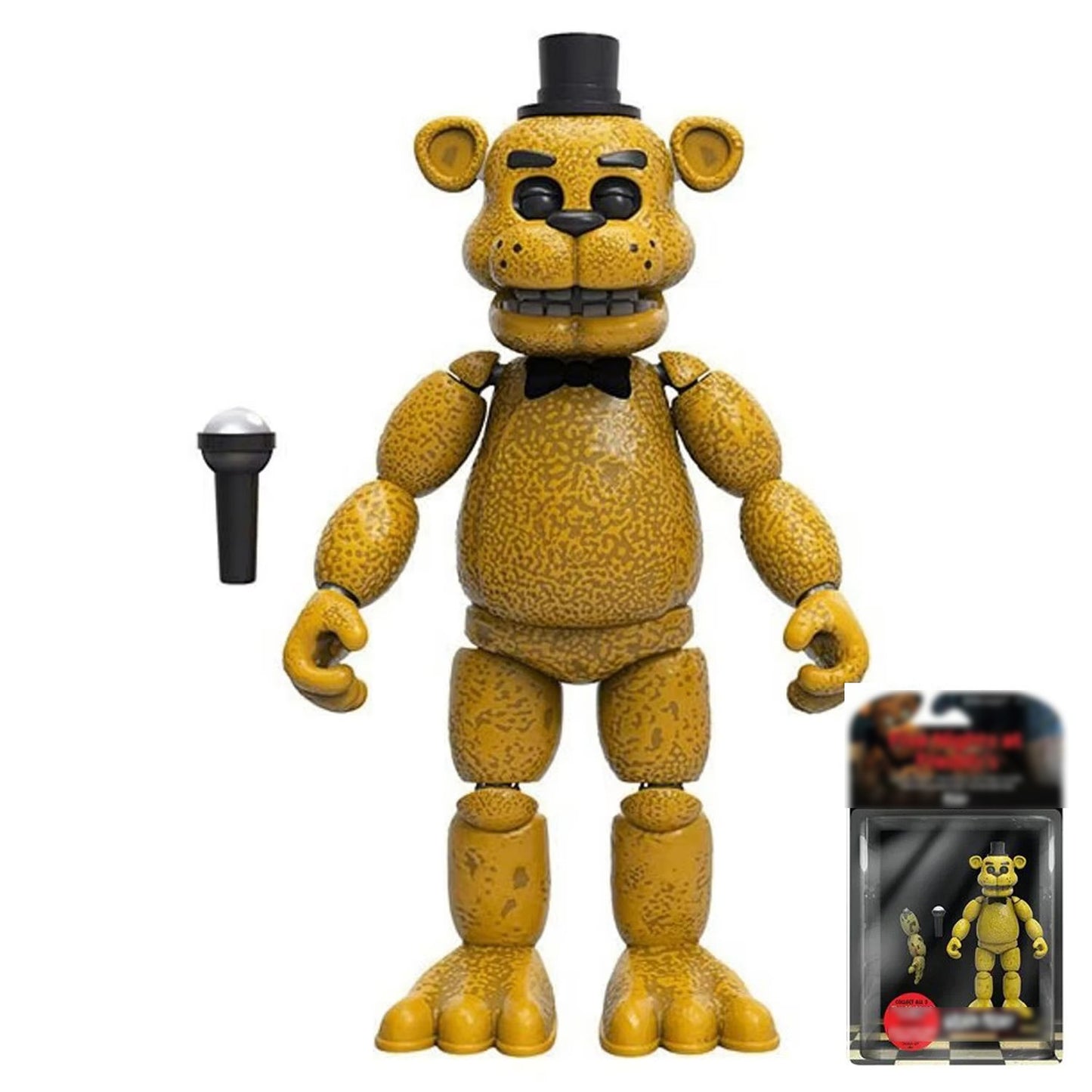 Figuras FNAF de 14cm Nightmare Freddy Bonnie Foxy Chica Boneco Articulado Blacklight Freddy Frostbe Coleção de Brinquedos