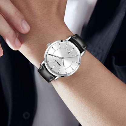 LIGE Sunkta Man Watch Fashion Luxury Waterproof Ultra Thin Date Casual Clock Leather Classic Quartz Watches for Men Reloj Hombre