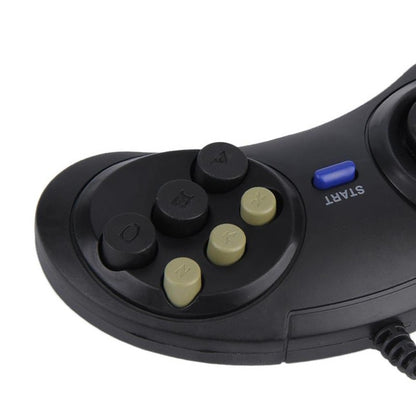 Universal Handle Game Controller Classic Wired 6 Buttons For SEGA Console PC MAC Mega Drive Gaming Accessories Remote Control