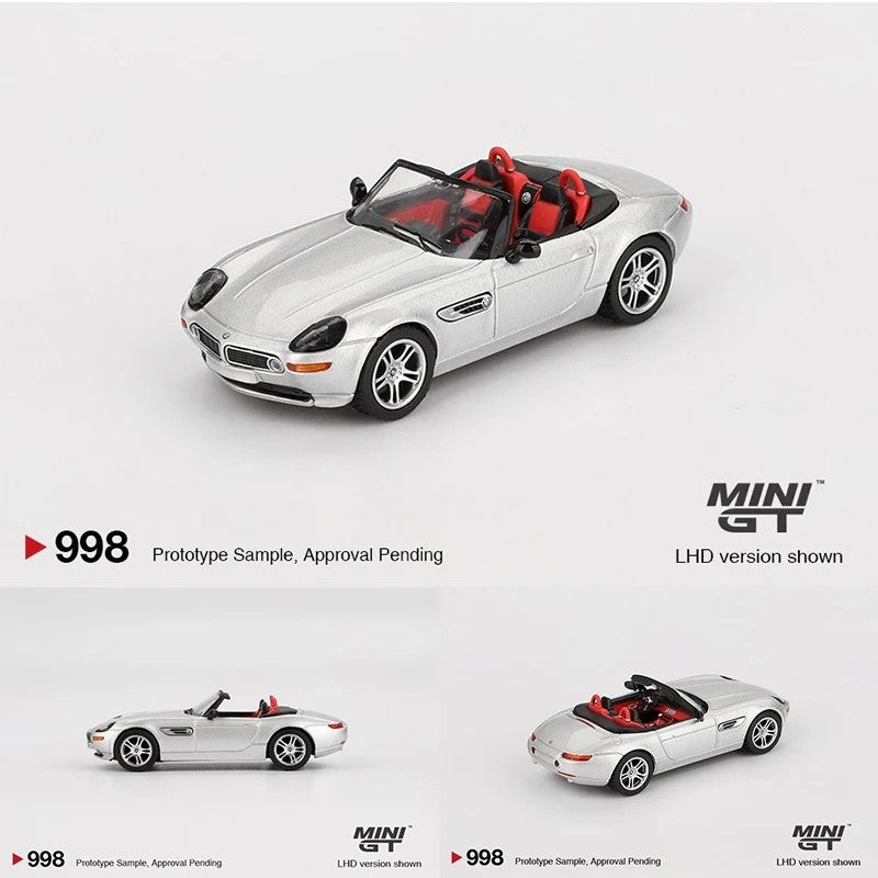 MINIGT Em estoque 1:64 Porsche Lamborghini Bugatti Pagani BMW McLaren Nissan Diecast Dior Car Modelo Coleção Miniatura Para