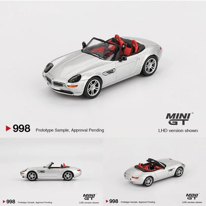 MINIGT Em estoque 1:64 Porsche Lamborghini Bugatti Pagani BMW McLaren Nissan Diecast Dior Car Modelo Coleção Miniatura Para