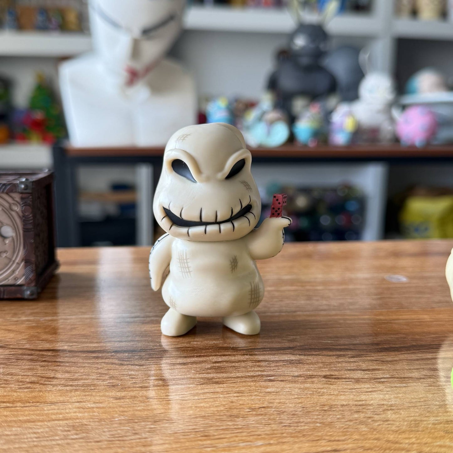 Disney The Nightmare Before Christmas Funny Oogie Boogie Action Figure Doll Toys Collectible Gifts for Kids Desktop Ornament