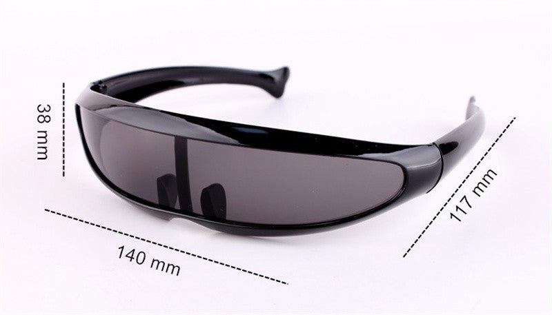 X-men Individuality Cycling Sunglasses for Men Mercury Lens Laser Glasses Travel Windproof Women's Sunglasses Robots Eyewear