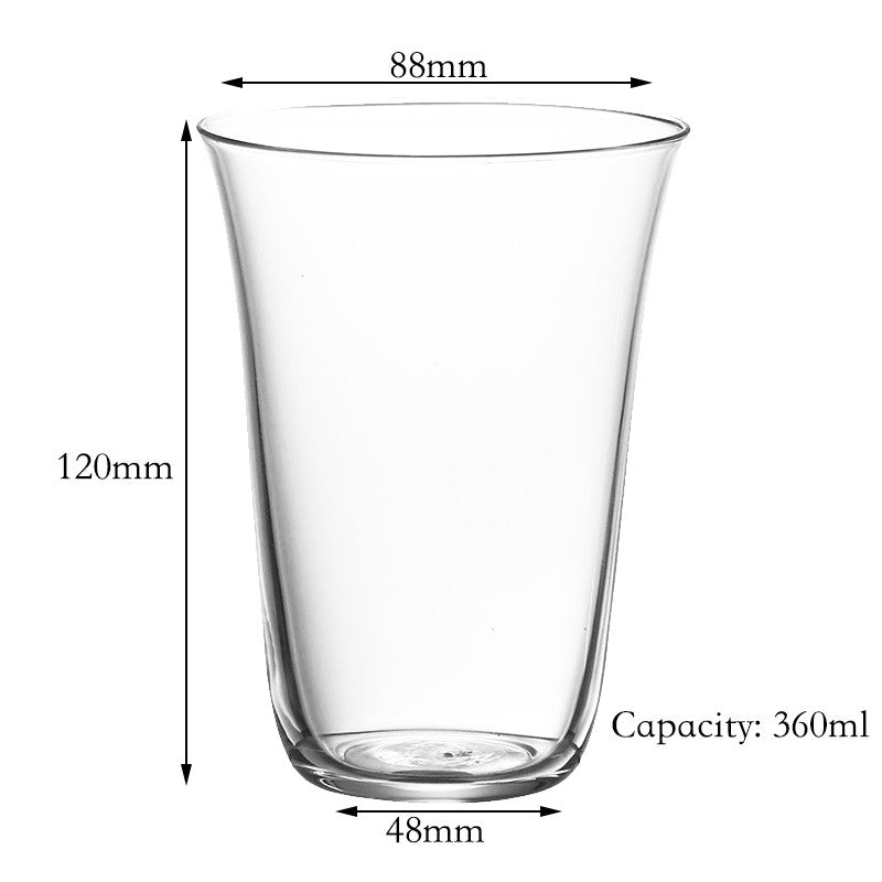 Copo Alto Criativo de Vidro Cristal Sem Chumbo Copo Collins para Bar para Água, Suco, Cerveja e Coquetel