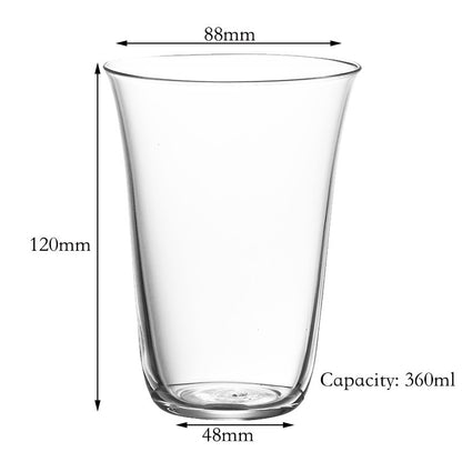 Copo Alto Criativo de Vidro Cristal Sem Chumbo Copo Collins para Bar para Água, Suco, Cerveja e Coquetel