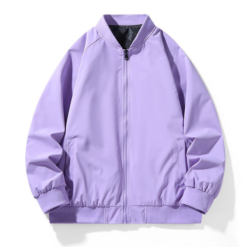 Men's Baseball Uniforms in Spring and Autumn Versatile Trendy Jacket Casual Stand Collar