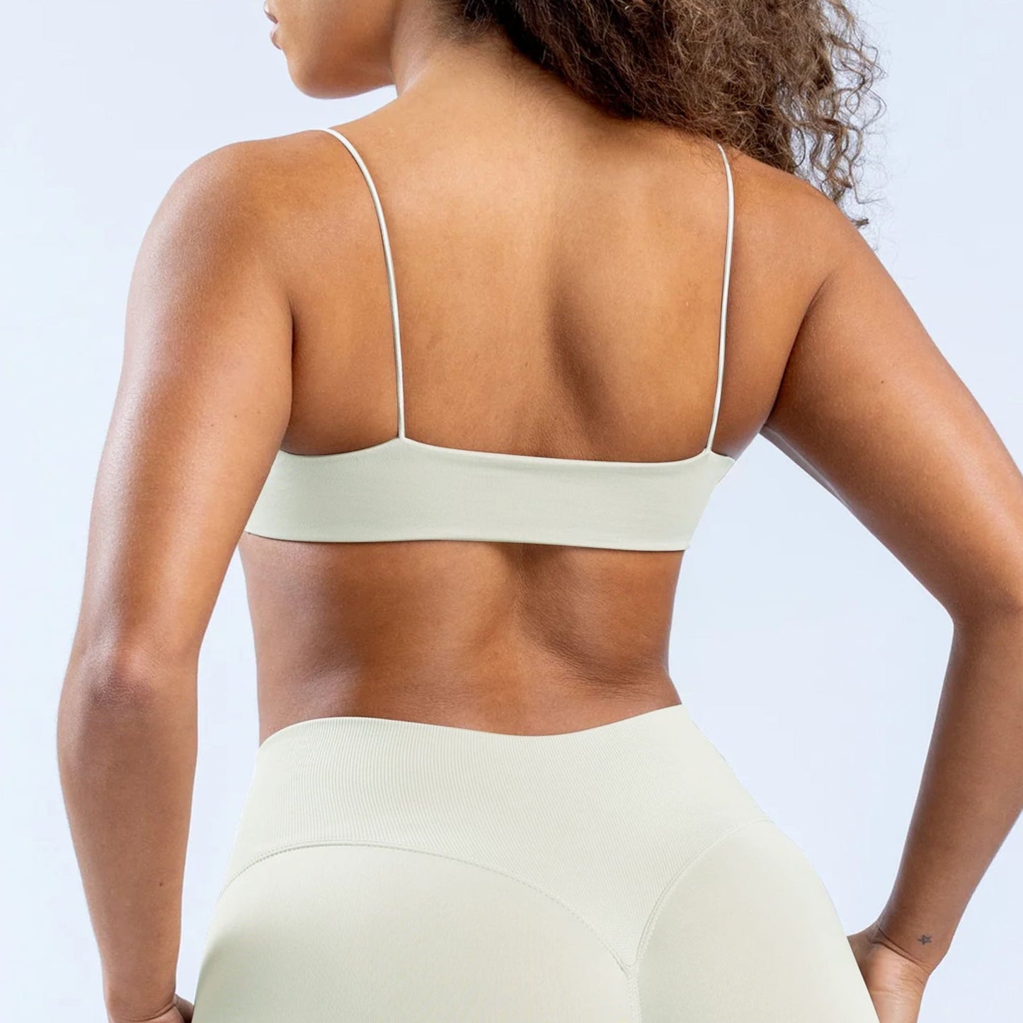 New Sports Seamless Spandex Strappy Bra Woman Fitness Elastic Breathable Breast Enhancement Leisure Sports Underwear