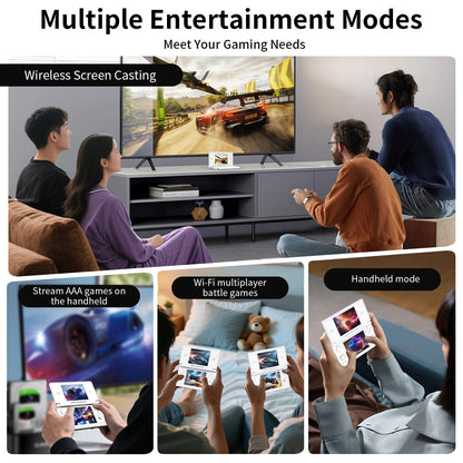 Anbernic RG DS Handheld Game Console 4" IPS Dual Screen Android 4000mAh Flip Video Games Player Supports RixelHK Wifi Streaming
