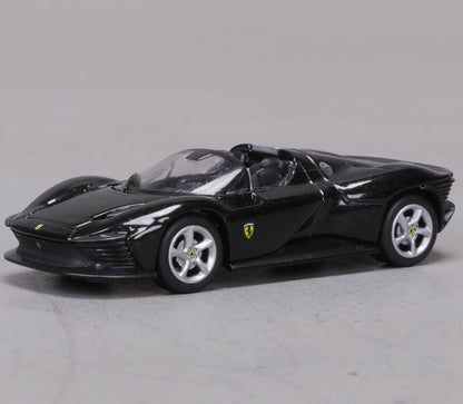 Bburago 1:64 SP1 Ferrari 812 SF90 Competizione Amarelo Liga Miniatura Ferrari Daytona SP3 Esportivo Modelo Fundido Brinquedos Personalizados