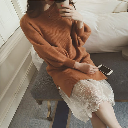 2024 Women Lady Lace Slip Casual Skirt Knee Length Natural Waist A-Line Floral Underskirt Petticoat Fashion New White Black