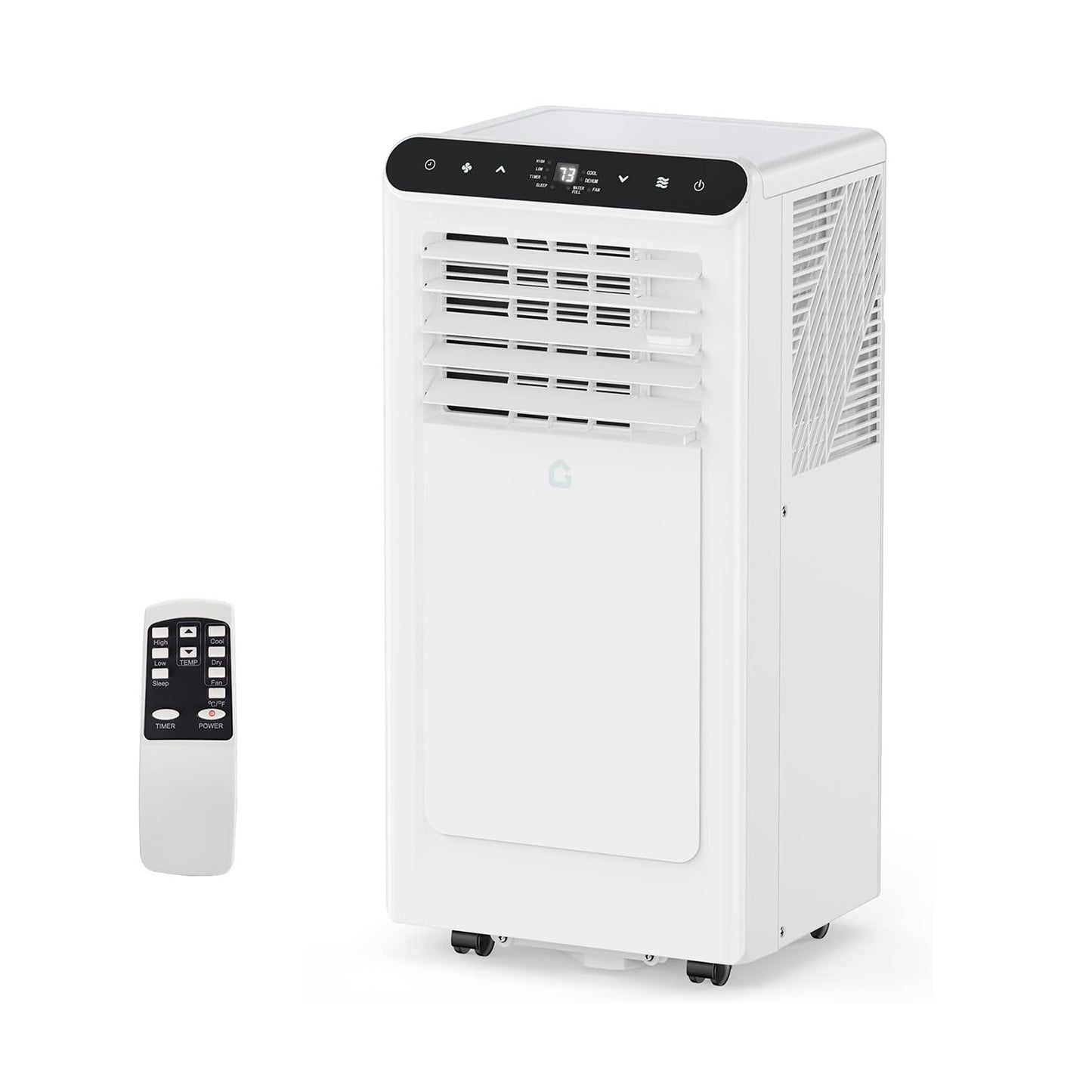 Ar-Condicionado Portátil 8000 BTU, Silencioso, Unidade AC Portátil 3 em 1 com Controle Remoto, Desumidificador e Temporizador, Eficiente em Energia