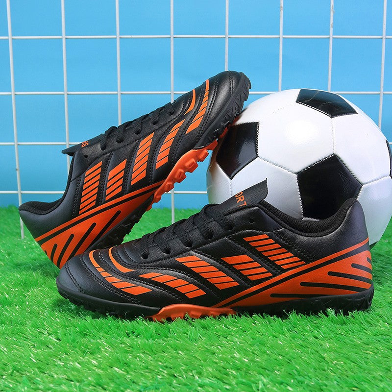 Unisex Youth Soccer Cleats Lightweight High Top FG FT Football Shoes Enhanced Traction Comfortable Match Training for Boys Girls