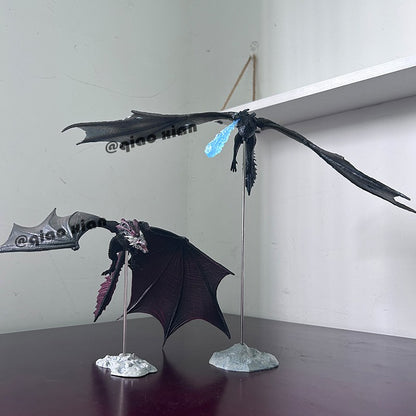 Jon Snow Night King Daenerys Targaryen Frost Wyrm Viserion Black Ice Dragon Rhaegal Action Figure Model Toys Desktop Decoration
