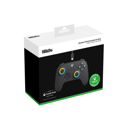8BitDo Ultimate C Wired Controller with Hall Effect Joysticks?USB Gamepad for Xbox Series X?Series S, Xbox One, and PC Windows.