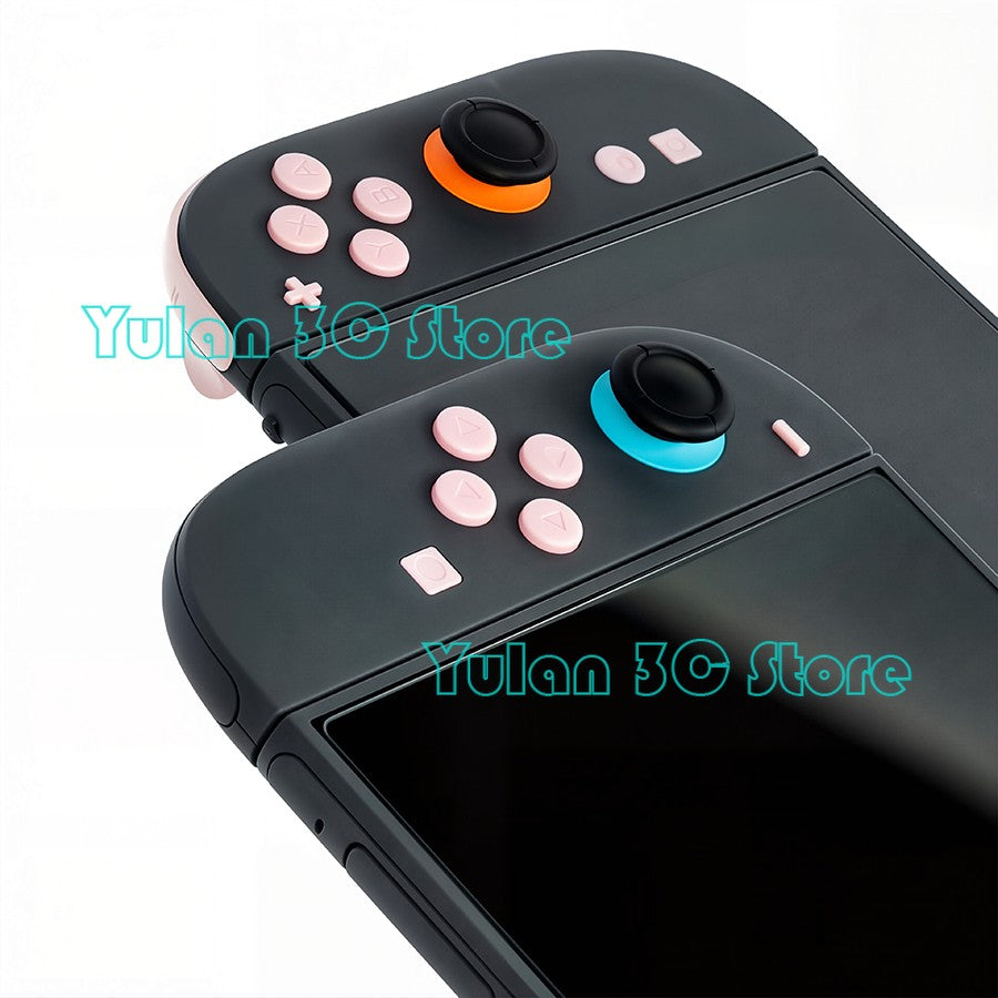 Joycon 2 Solid Color / Transparent Custom DIY Replacement Full Set Buttons for Nintendo Switch 2 Joy Con Controller Accessories