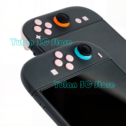 Joycon 2 Solid Color / Transparent Custom DIY Replacement Full Set Buttons for Nintendo Switch 2 Joy Con Controller Accessories