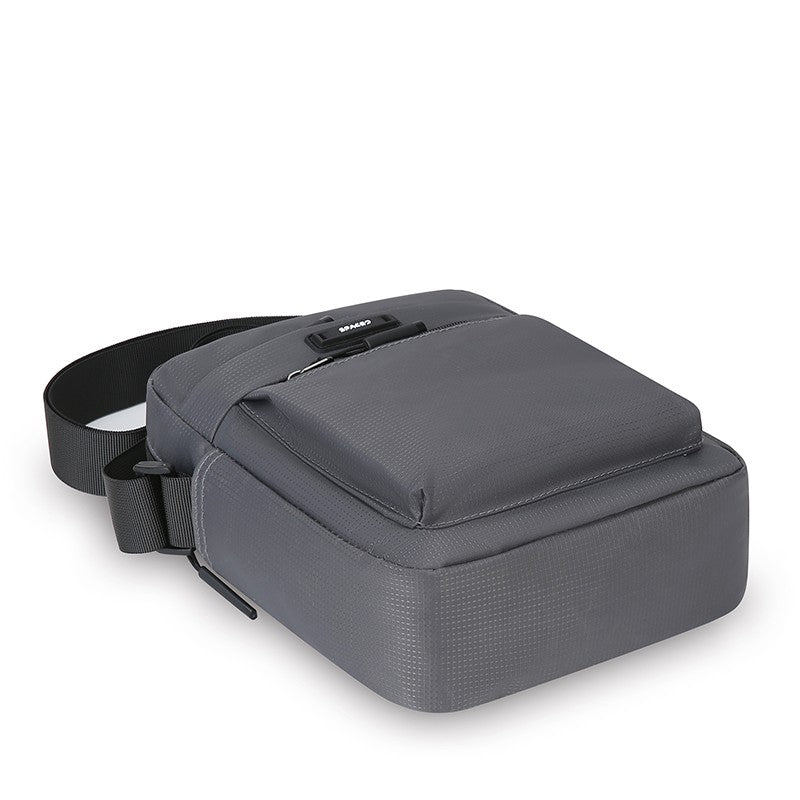 Men's Multifunctional Shoulder Bag Water-Resistant Briefcase Durable Oxford Cloth Business Tote with Multiple Compartments