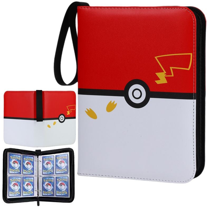 Stock Pokemon Card Binder 400 Pocket Anim Card Holder Album Trading Card Holder Protector Notebook Binder For Cards Collection