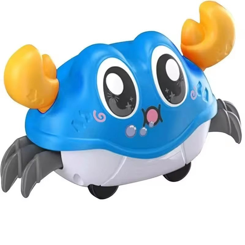Kids toys small gifts double pull cartoon crab animal inertia car baby puzzle clip doll boy girl gliding toy