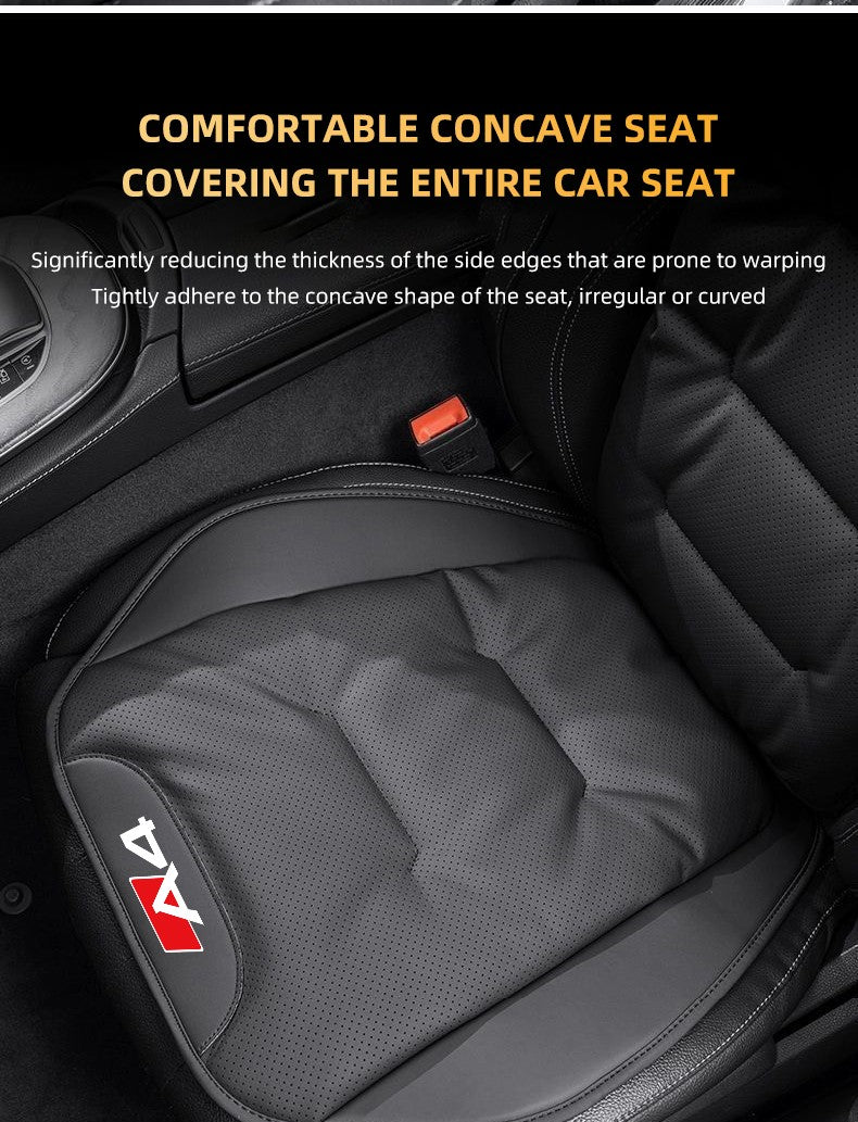 Leather Car Seat Cover Universal Four Seasons Car Front/Rear Seat Cushion for  Audi A1 A3 A4 A5 A6 A7 A8 Car Chair Protector Pad