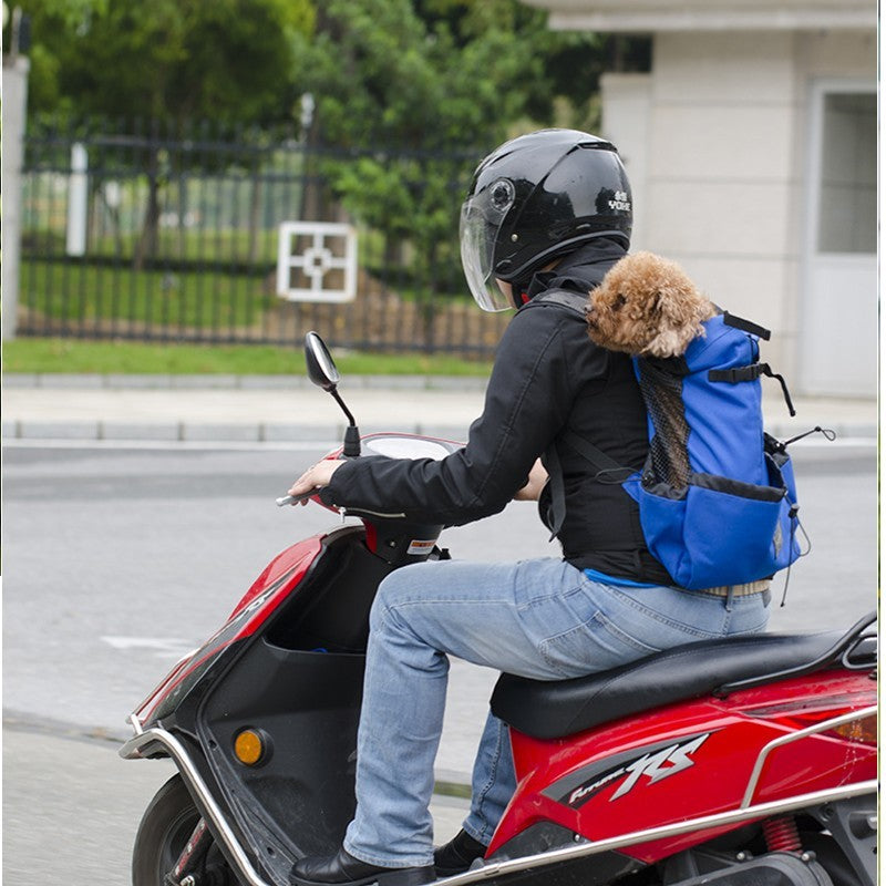 Mochila de Transporte para Cães de Estimação para Caminhada, Viagem, Ventilação Externa, Respirável, Bicicleta, Motocicleta, Esportes ao Ar Livre, Bolsa de Malha, Drop Shipping