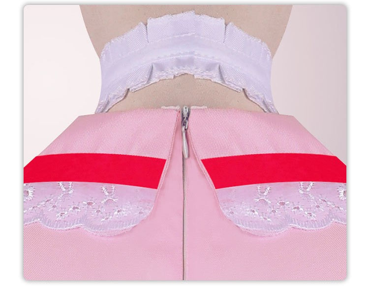 Virtual anchor Kasane Teto, doctor role-playing costume set, pink nurse uniform, Halloween party, virtual singer costume