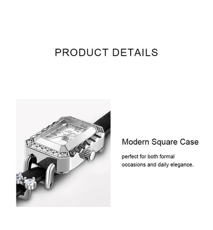 Sotoiru Square Watch For Women Leather Strap Quartz Wristwatch Elegant Dress Watch Christmas Gifts For Girlfriend ?????