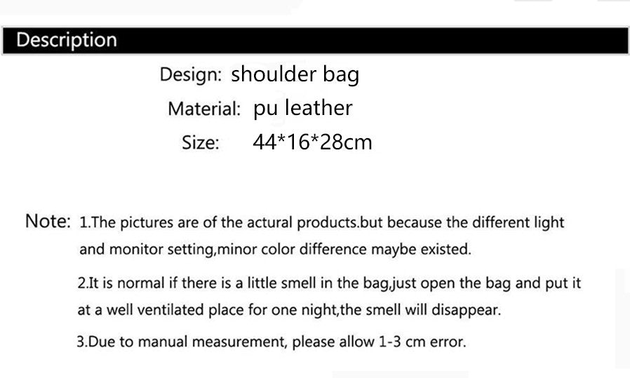 Large Capacity Shoulder Bag Women's PU Leather Handbag for Commuting and Casual Use Versatile Tote Bag