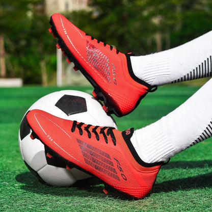 Men Professional Soccer Shoes Society Cleats Outdoor Football Shoes Society Cleats Grass Training Football Field Boots Sneaker